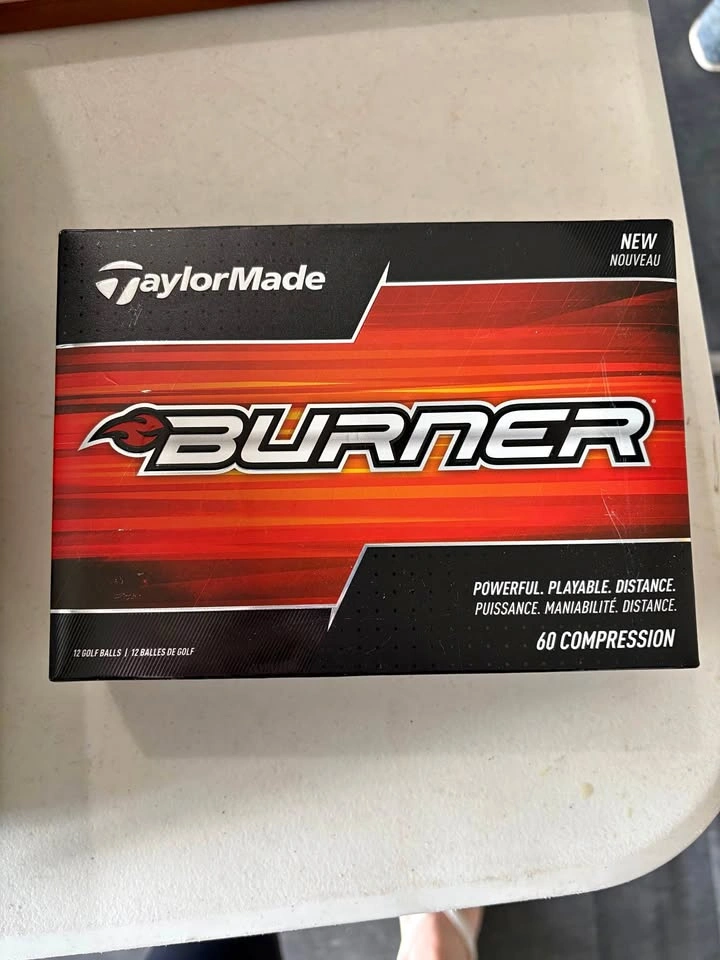 NEW - TaylorMade Burner Golf Balls – 12 Pack