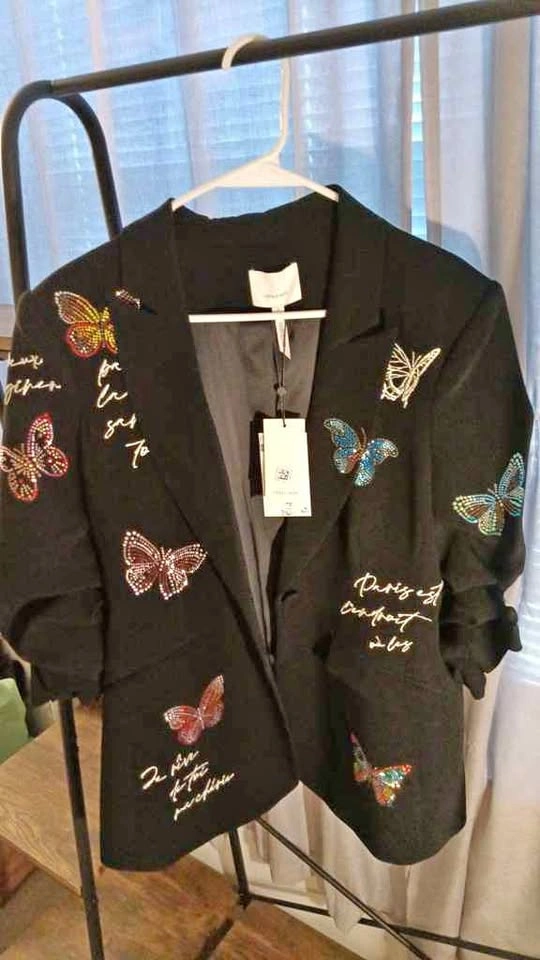 Cinq a Sept butterfly Blazer- Size 12