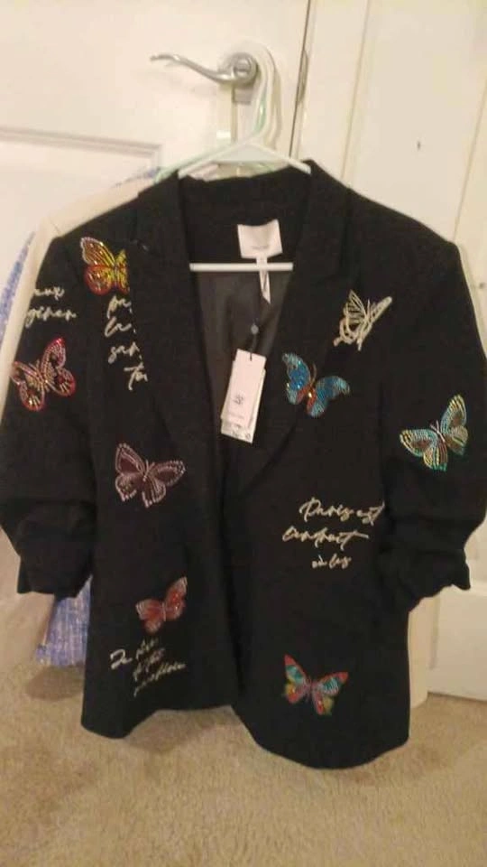 Cinq a Sept butterfly Blazer- Size 12 - photo 2