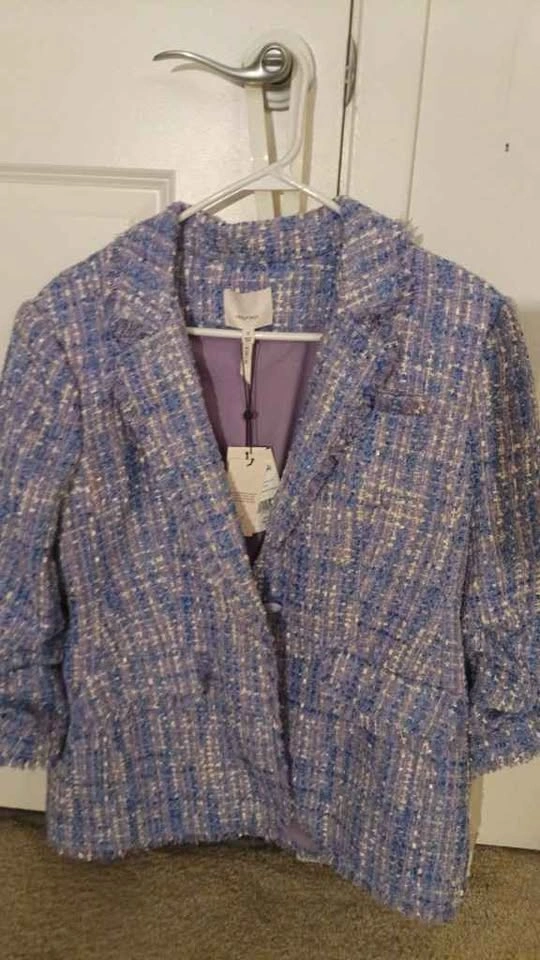 Cinq a Sept Tweed Blazer- Size 12 - photo 2