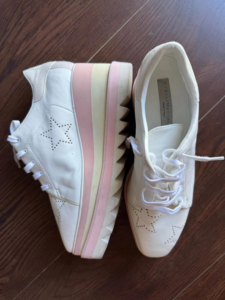 Stella McCartney White platform sneakers (Size 39) - photo 2
