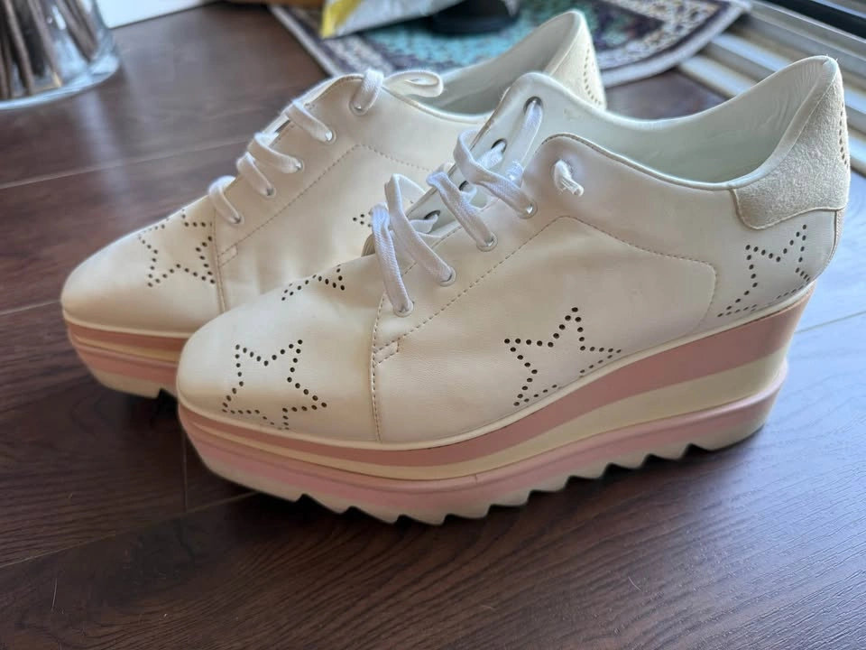 Stella McCartney White platform sneakers (Size 39) - photo 4