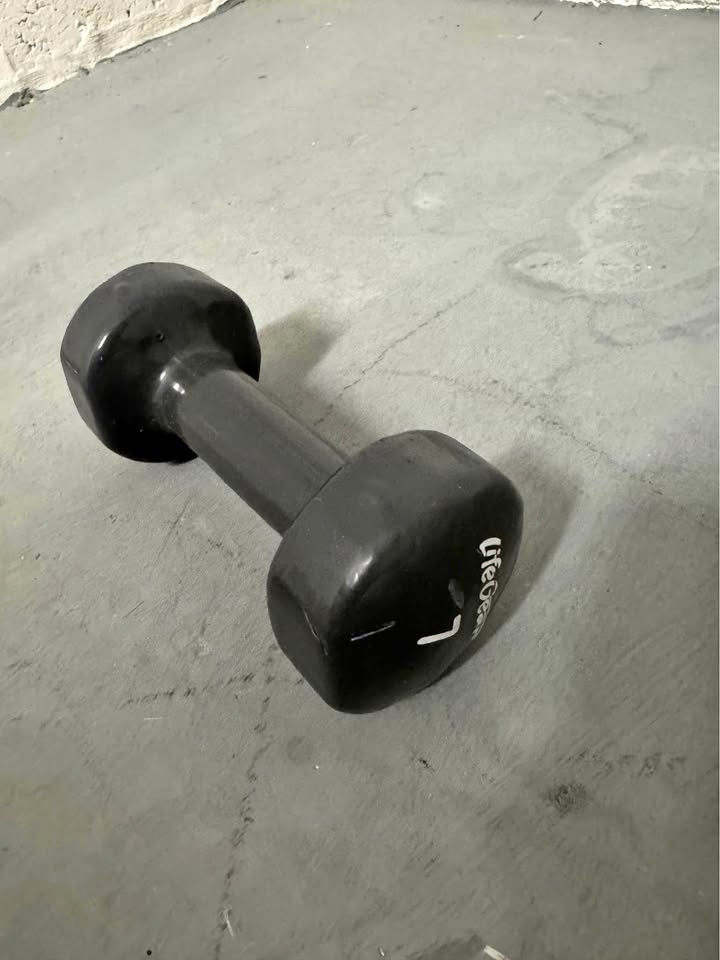 Single 7 lb Dumbbell – LifeGear Coated
