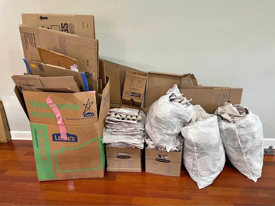 Moving supplies!