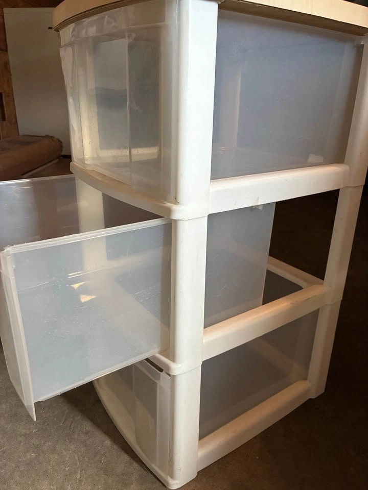 3-Drawer Plastic Storage Cart - photo 3