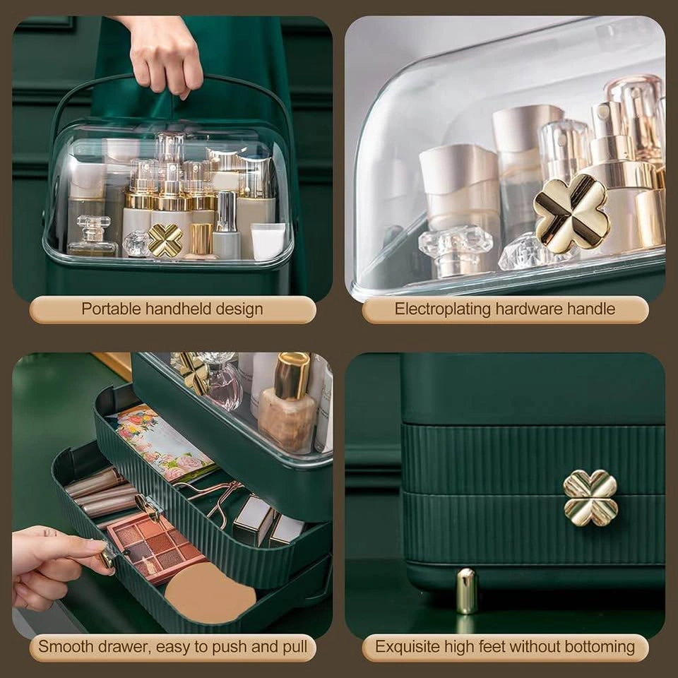 Make Up Case Dustproof Cosmetic Storage Box - photo 2