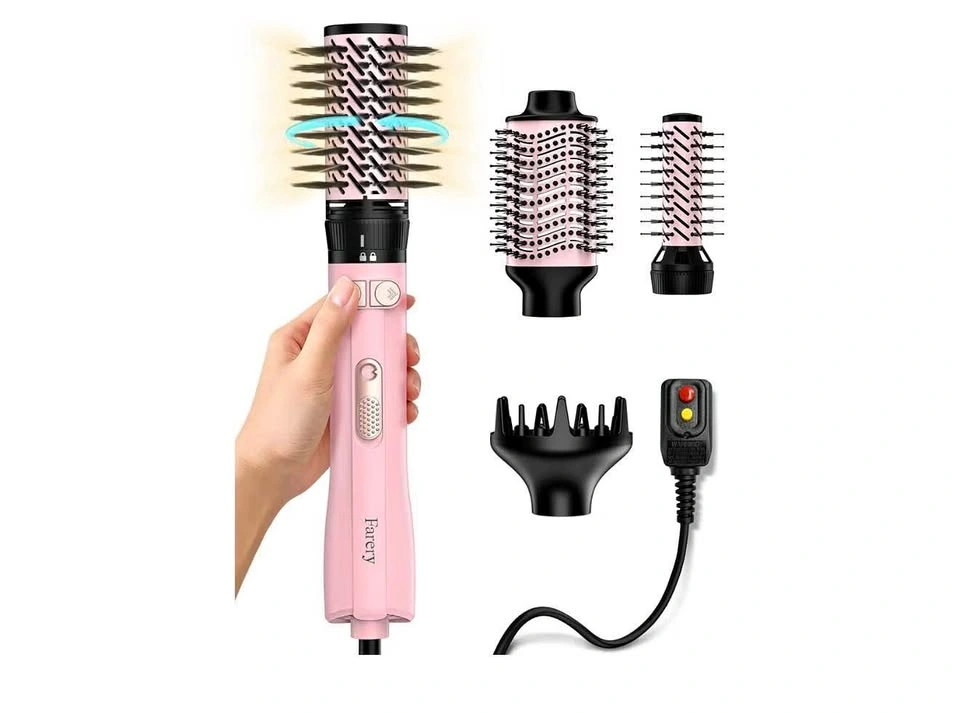 New Rotating Hot Air Brush Set 1000W - 4 in 1 Volumizer