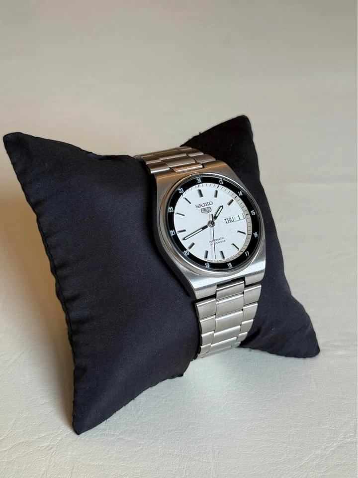 Seiko 5 Automatic Men’s Watch – White Dial (7S26) - photo 3