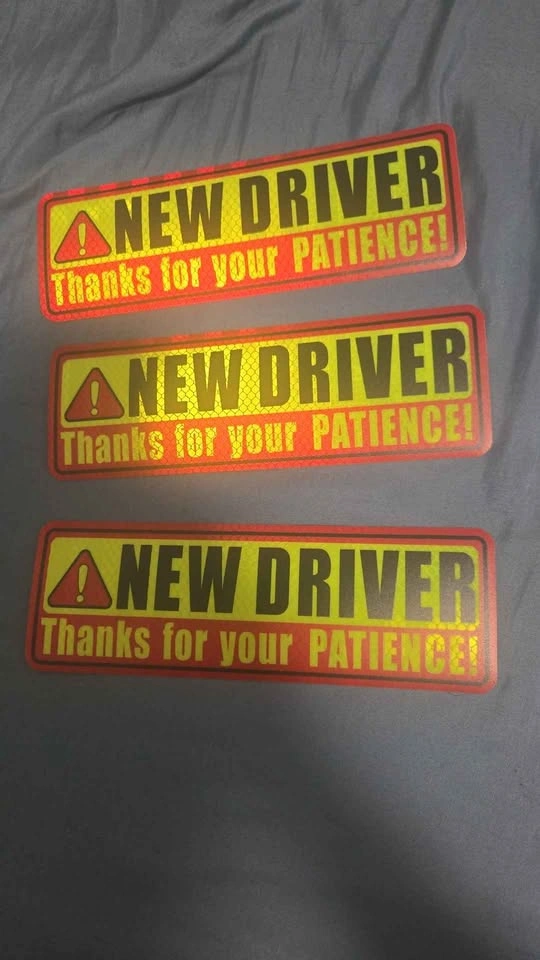 Student driver stickers - photo 2