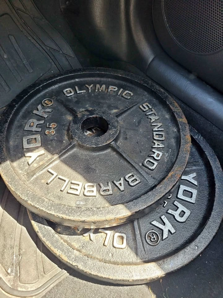 Olympic barbell plates