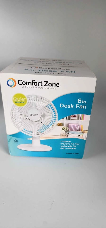 Comfort Zone 6 in. Desk Fan CZ6D - photo 2