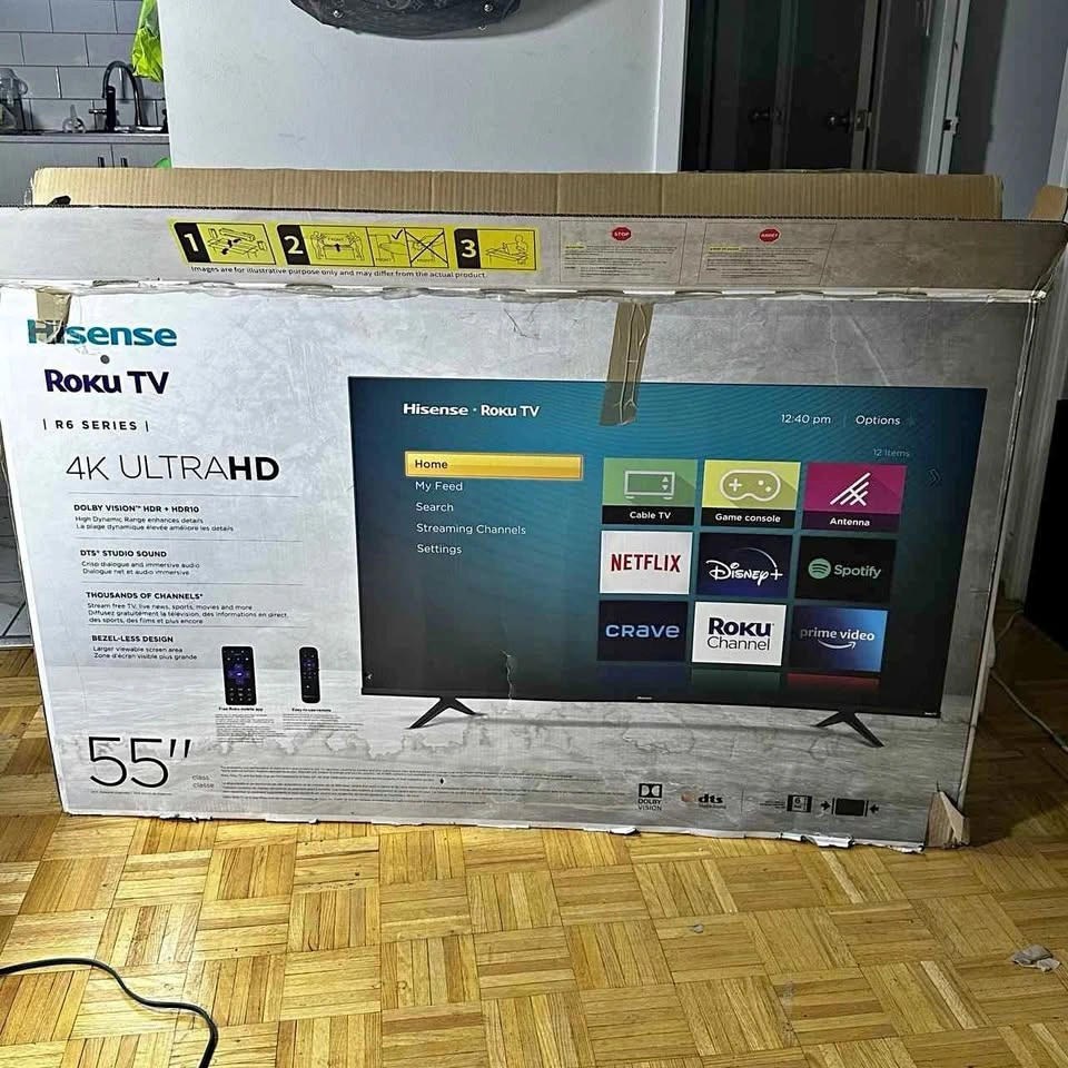 Hisense 55" box only
