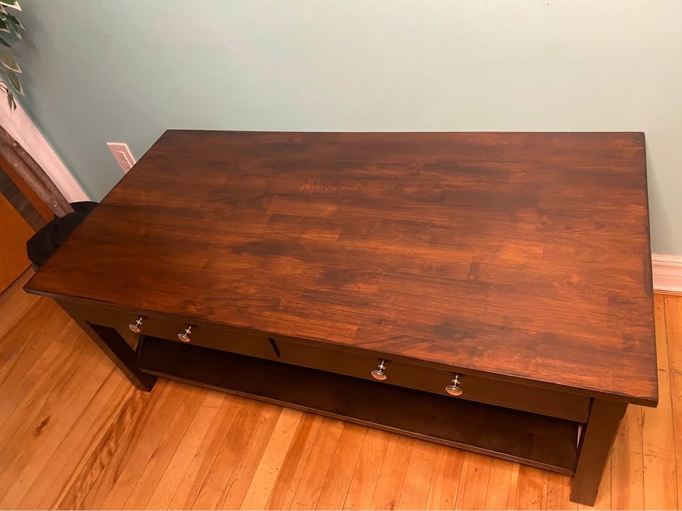 FREE DELIVERY: Espresso Side Table $80 (HRM) - photo 3