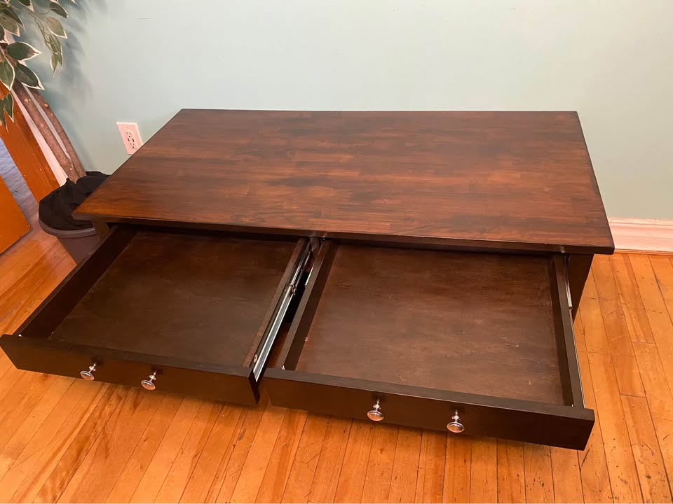 FREE DELIVERY: Espresso Side Table $80 (HRM) - photo 4