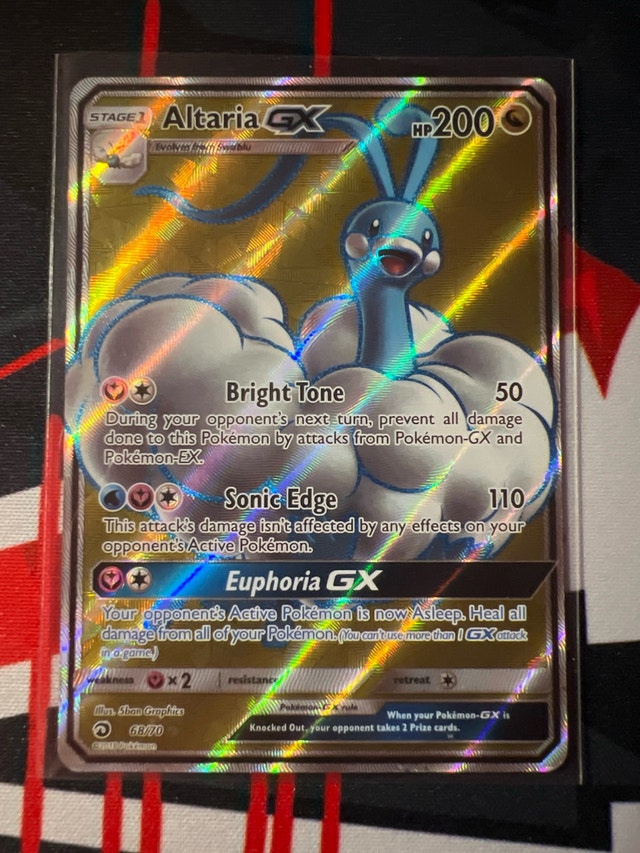 2018 Pokemon Sun and Moon Altaria Full Art Dragon Majesty