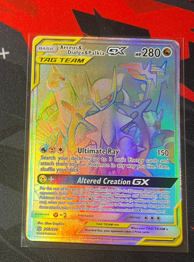 Arceus & Dialga & Palkia GX Rainbow Tag Team - photo 2