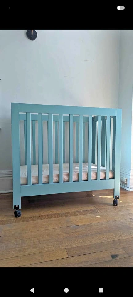 Babyletto Origami Portable Mini Crib with Mattress