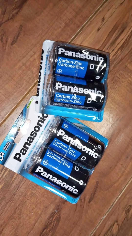 Panasonic D Batteries 4-Pack