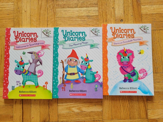 Unicorn Diaries Books by Rebecca Elliott