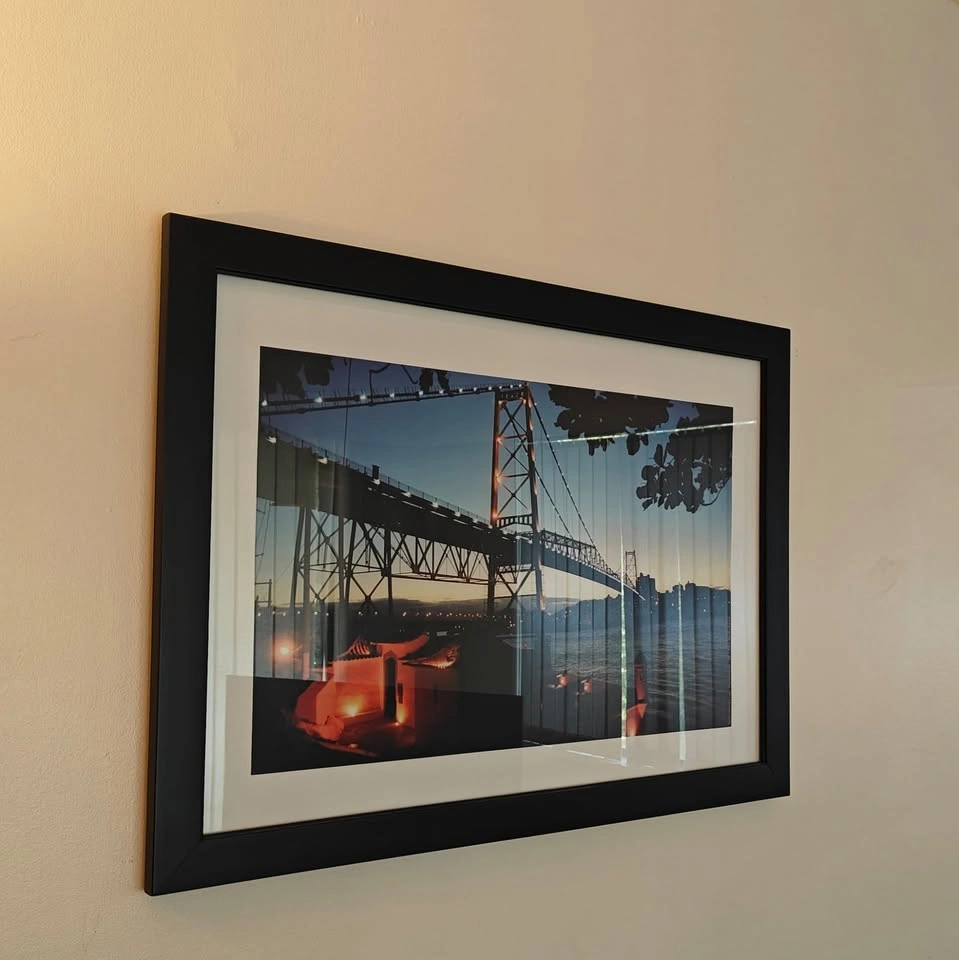 Black wide frame 79cmX59cm (31.1 in X 23.2 in) - photo 2