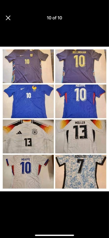 Mbappe #10 France home/away player version jersey