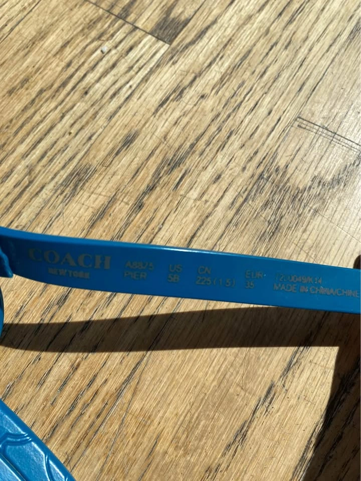 Coach Blue Plastic Sandals (5) - photo 3