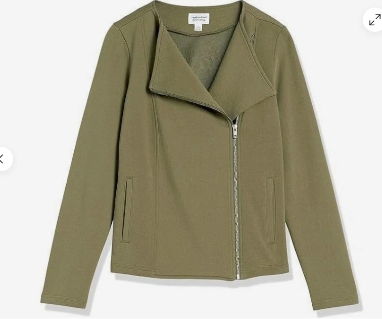 The Drop Caralyn Mirand Knit Moto Jacket Small NWT ⚽️ - photo 2
