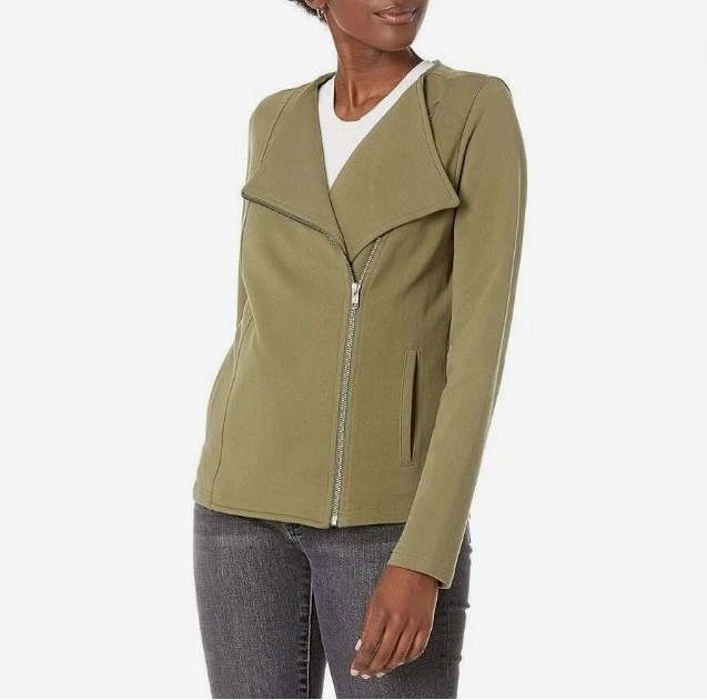 The Drop Caralyn Mirand Knit Moto Jacket Small NWT ⚽️ - photo 4