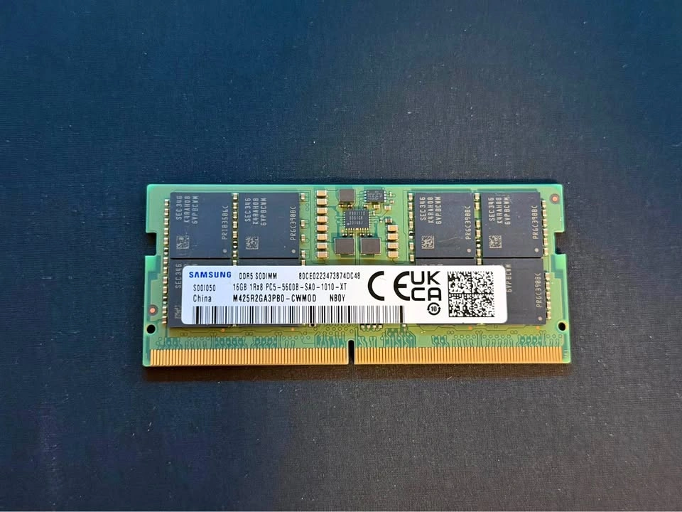 Samsung 16GB DDR5 Laptop Ram