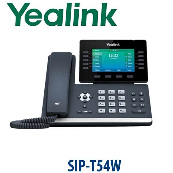 Yealink SIP-T54W Prime Business Phone w/ Bluetooth and Wi-Fi