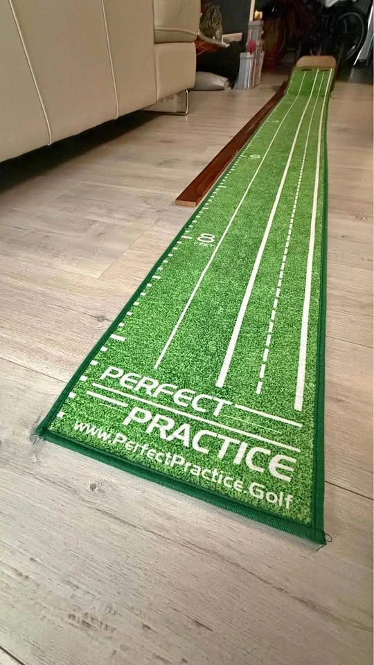 ⛳ Perfect Practice Golf Putting Mat – LEFT HAND Specific