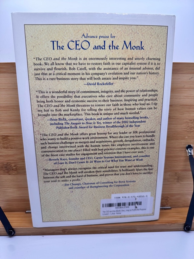 The CEO and the Monk [hardcover] by Robert B. Catell & Kenny Moo - photo 2