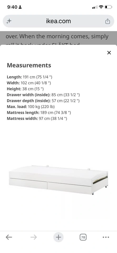 Pullout bed with storage - photo 2