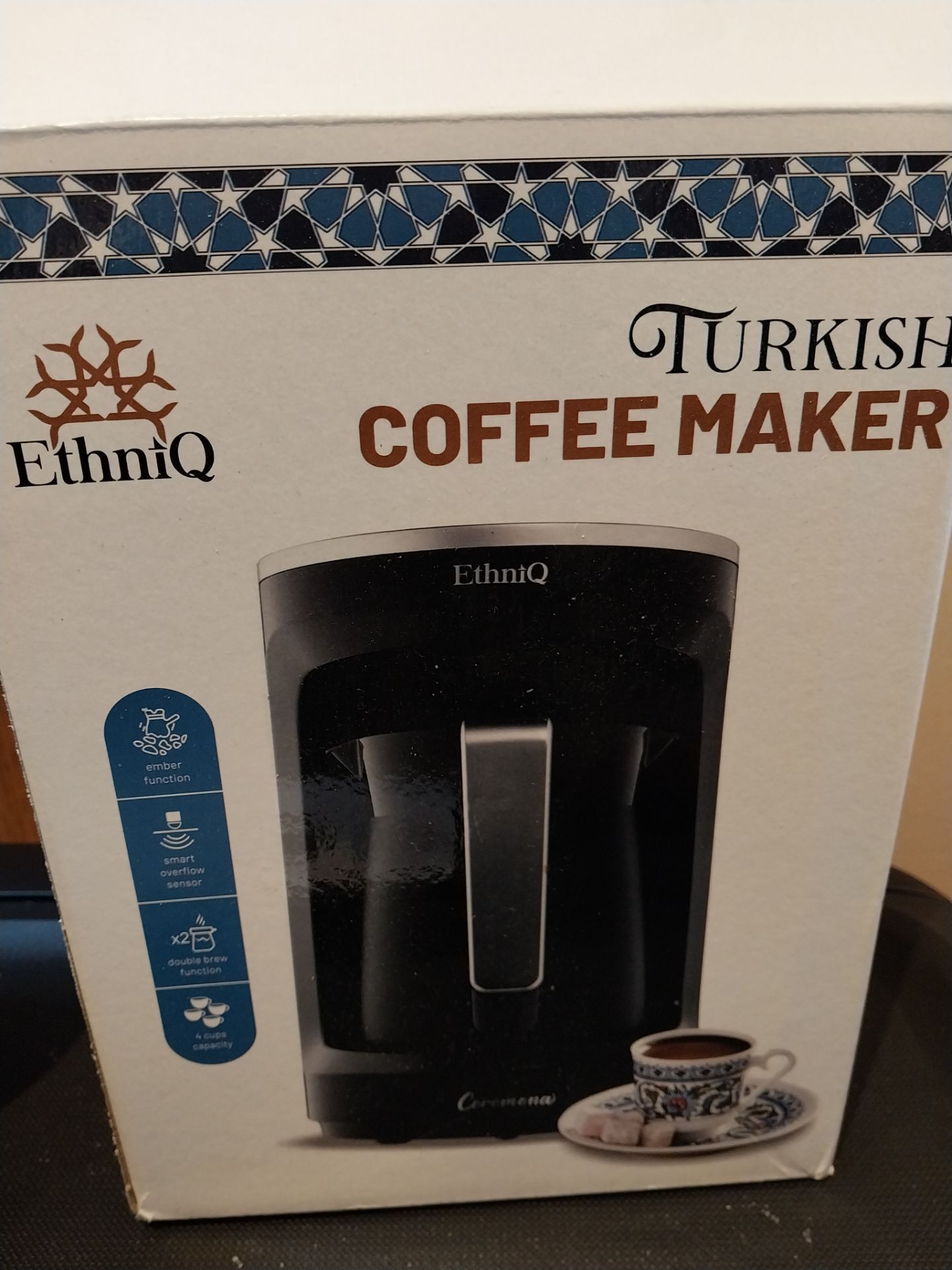 Ceremona Turkish Coffee Maker by EthniQ, 1-4 cup, new in box - photo 2