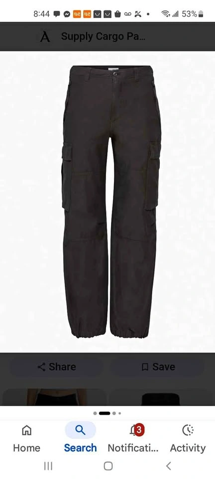 TNA Supply Cargo Pants from Aritzia