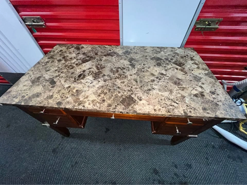Marble top desk - photo 3