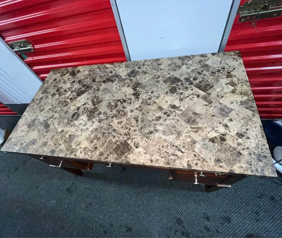 Marble top desk - photo 4