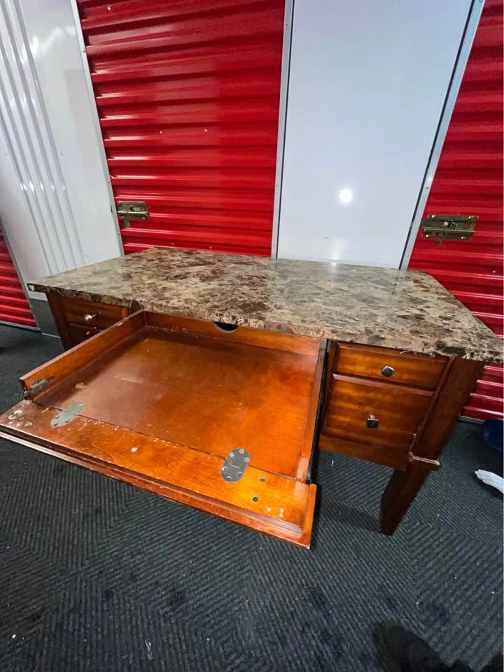 Marble top desk - photo 5
