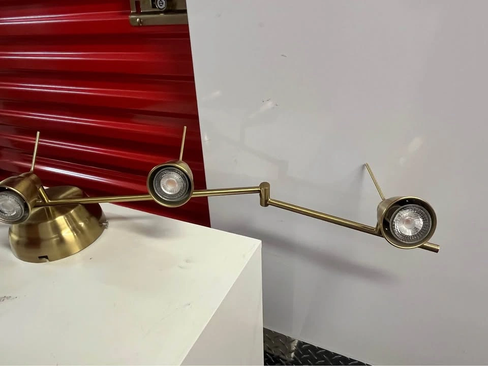 Ikea BAROMETER Ceiling track, 5-spots, brass color - photo 3