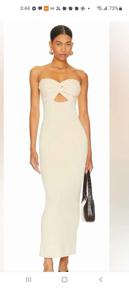 SNDYS everyday Maia Maxi Dress Strapless Cutout Dress - photo 2