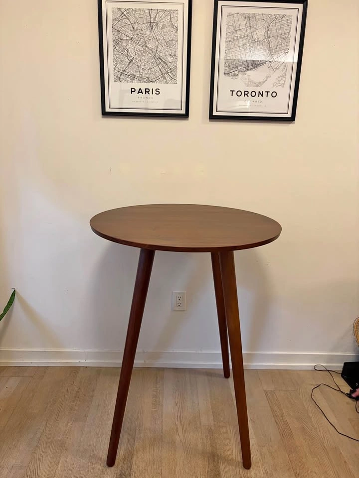 Mid-Century Round Bar Table