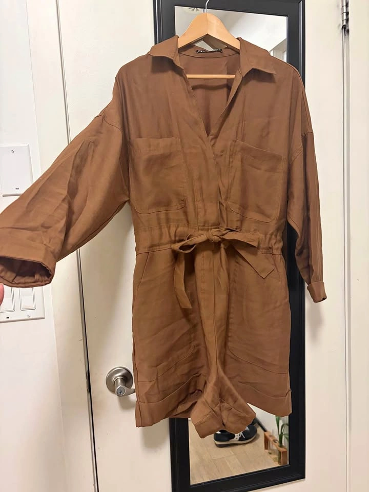 Zara Long Sleeve Romper (S)