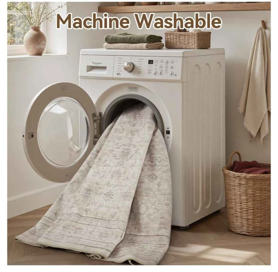 Brand New 8x10 Area Rug - Machine Washable & Non-Slip - photo 2