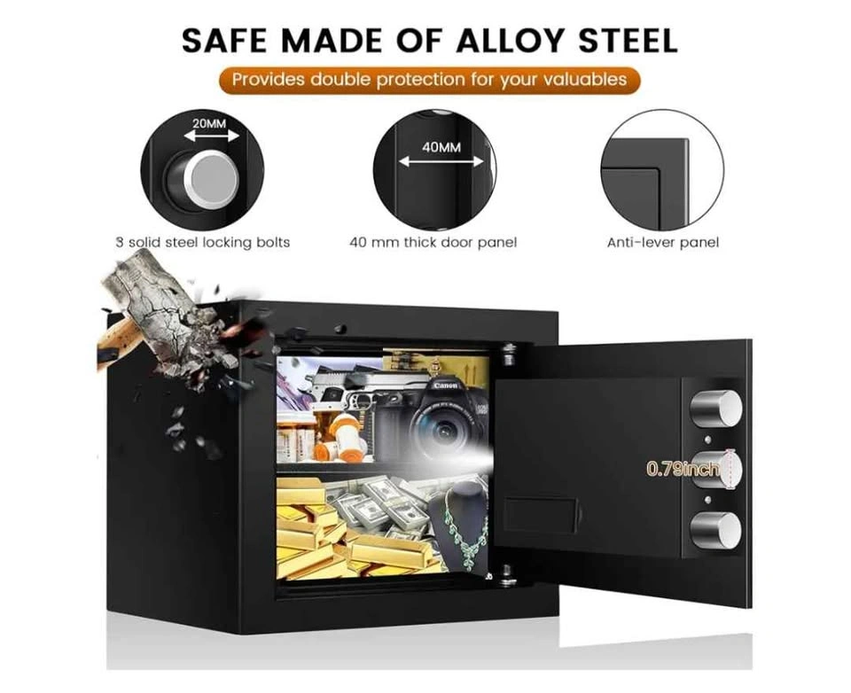 Brand New 1.2 Cuft Home Safe with Fireproof Bag - photo 3