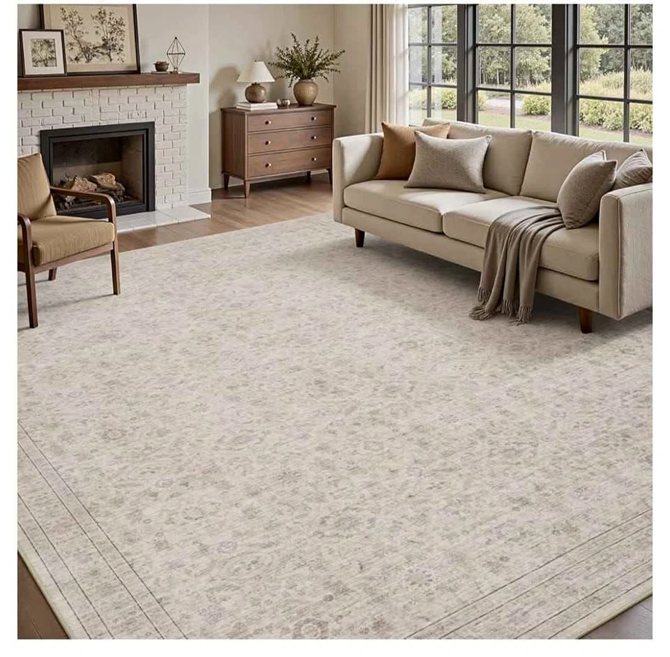 Brand new 8x10 Area Rug - Machine Washable & Non-Slip