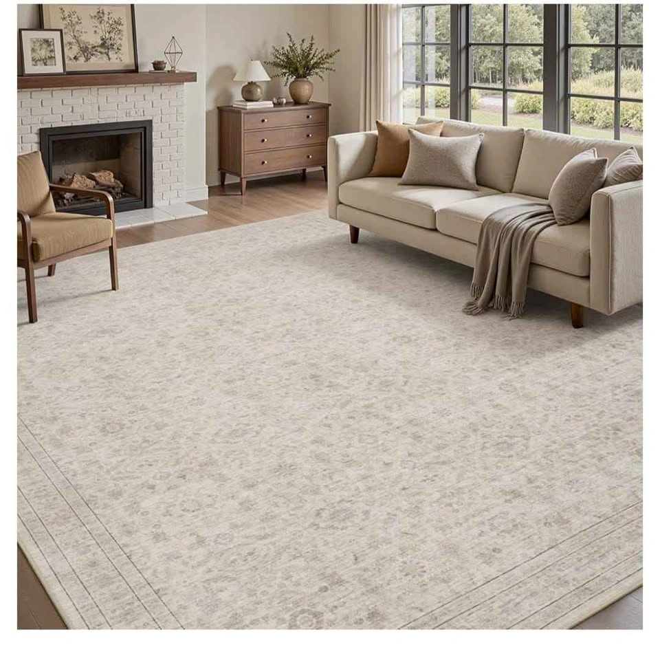 Brand New 8x10 Machine Washable Vintage Area Rug - photo 3