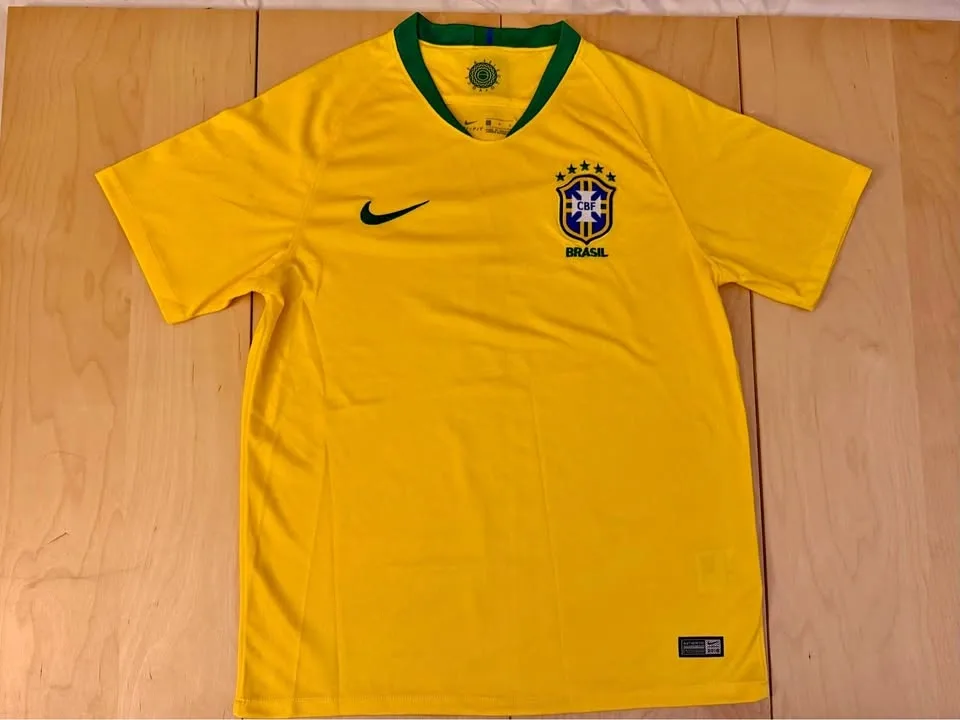 Nike Brazil National Team Soccer Jersey Size Large