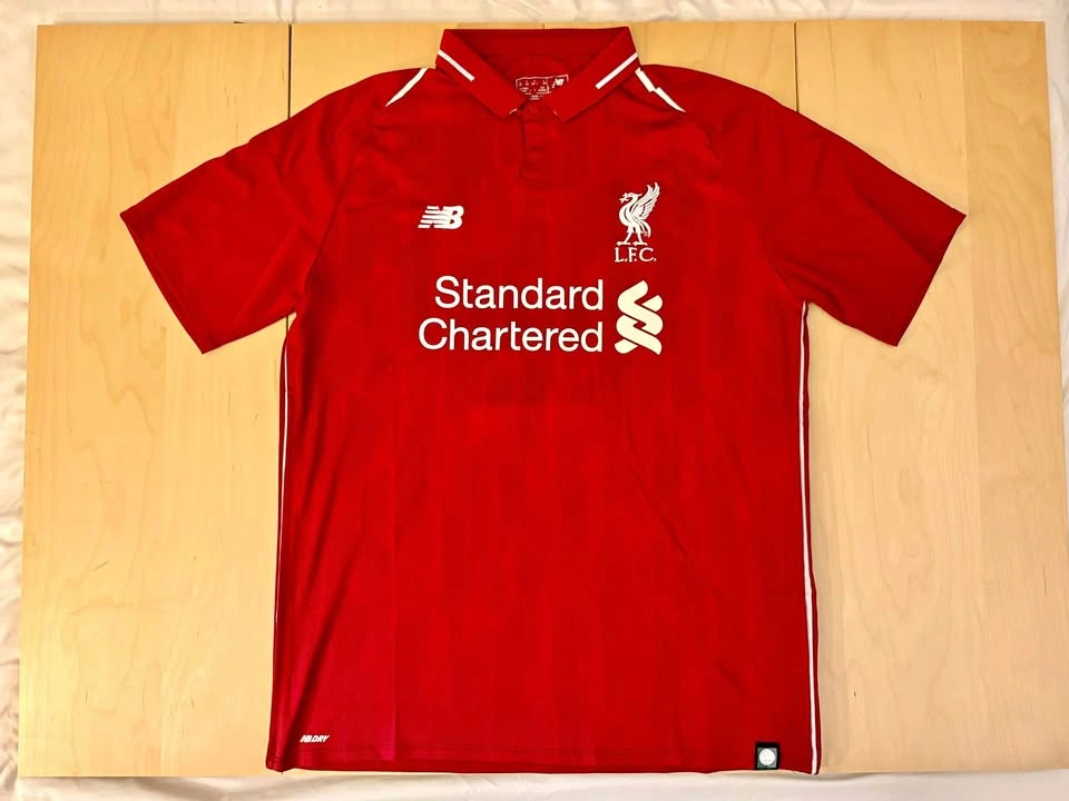 New Balance Liverpool FC 2018-19 Home Jersey M. Salah #11 Size L