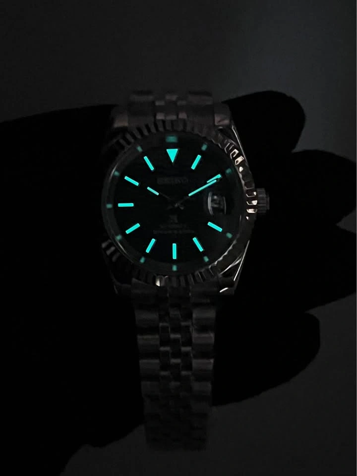 Seiko Datejust Custom NH35 Watch - photo 3