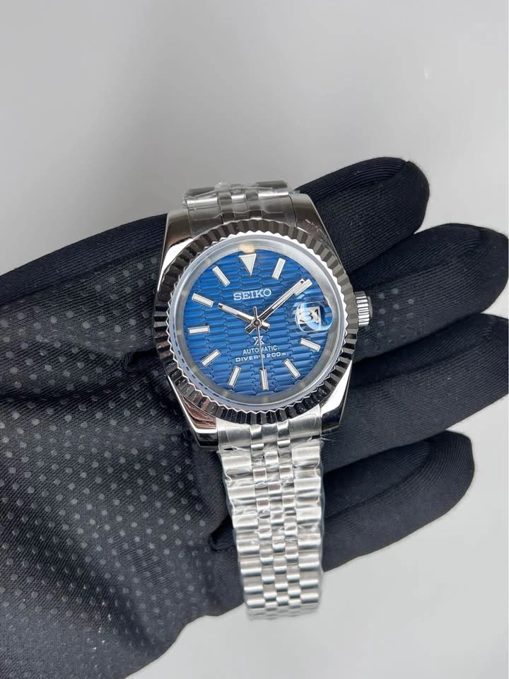 Seiko Datejust Custom NH35 Watch - photo 5